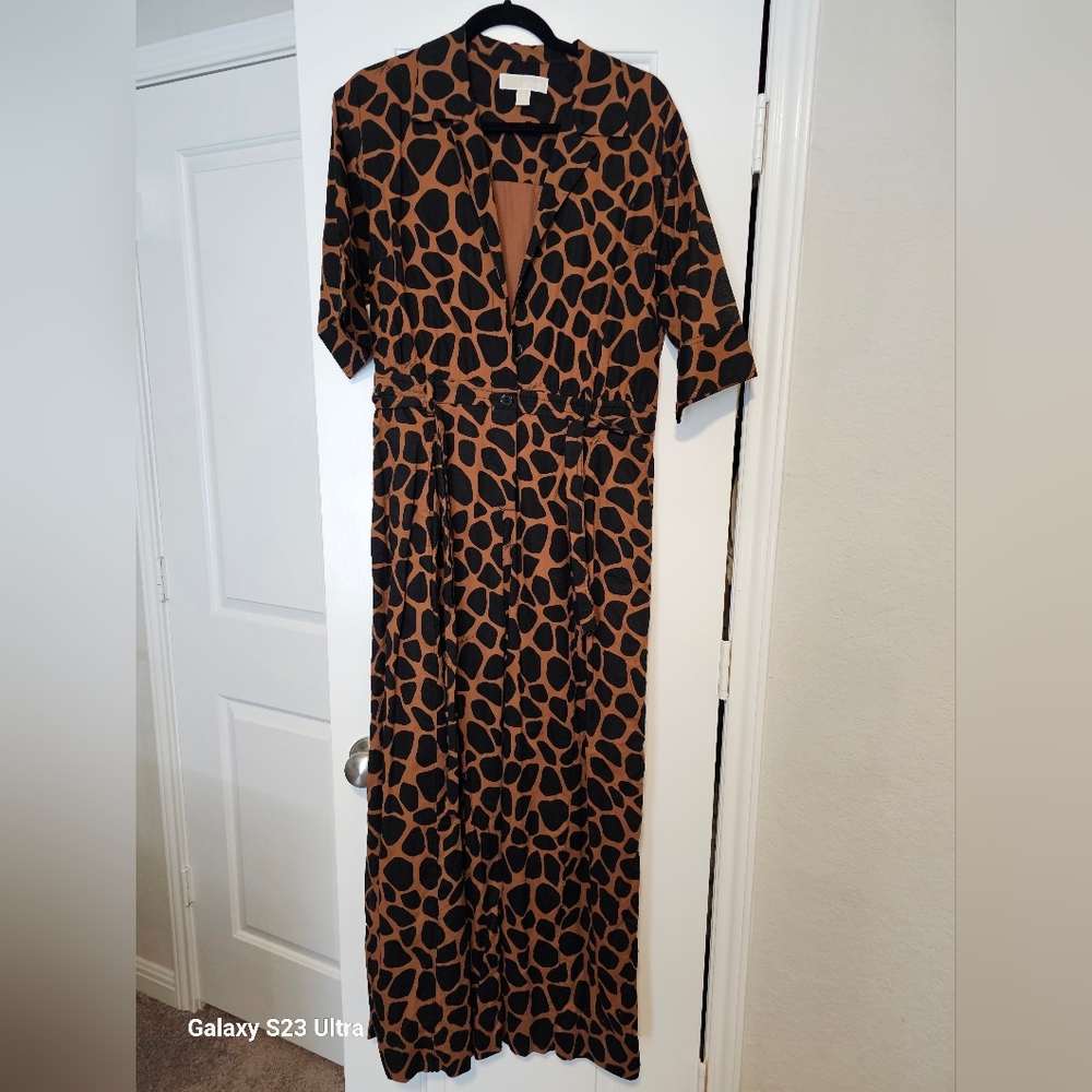 Michael Kors Animal Print Jumpsuit